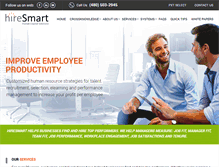 Tablet Screenshot of hiresmart.com